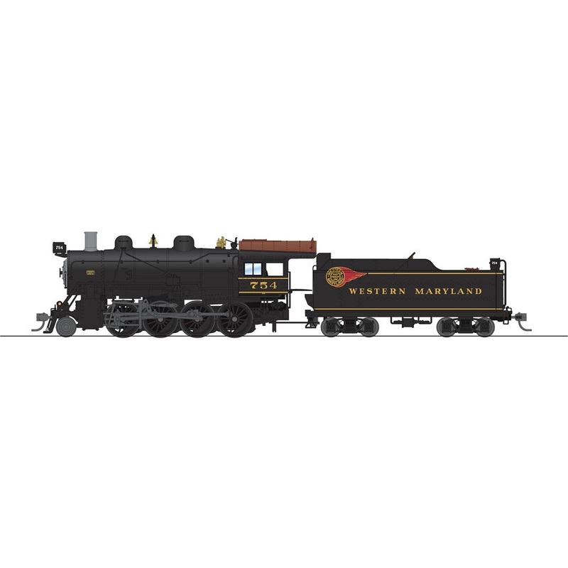 BLI 7340 HO Scale 2-8-0 Consolidation Steam Loco Western Maryland WM 754 Paragon4 DCC