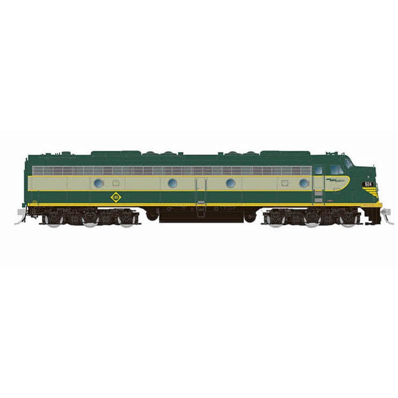 Rapido 028552 HO Scale EMD E8A Erie 824 with DCC and Sound