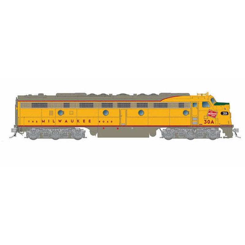 Rapido 028554 HO Scale EMD E8A Milwaukee Road MILW 30A with DCC and Sound