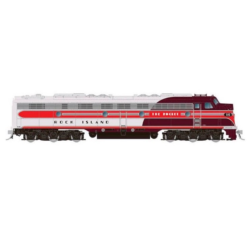 Rapido 028562 HO Scale EMD E8A Rock Island "Rocket" 646 with DCC and Sound