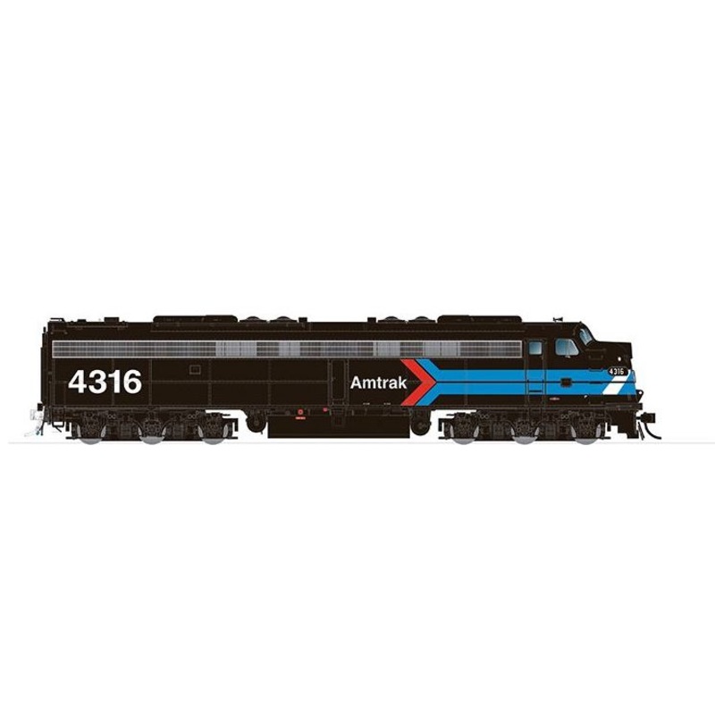 Rapido 028599 HO Scale EMD E8A "Early Black Scheme" Amtrak 4316 with DCC and LokSound
