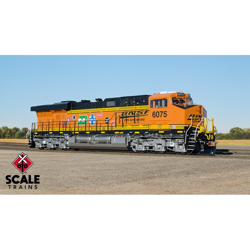 ScaleTrains 32888 Rivet HO Scale GE ES44AC BNSF 25th Anniversary 6075