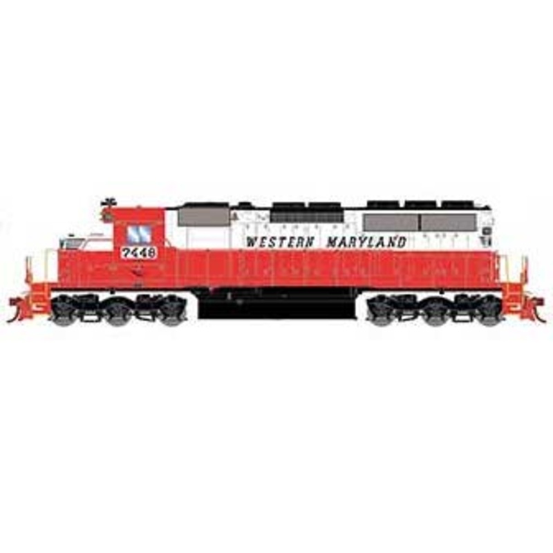 Athearn 87331 HO Scale RTR EMD SD40 Western Maryland WM 7448 DCC Sound