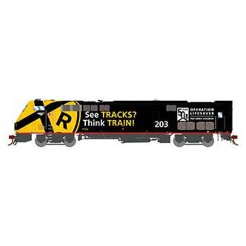 Athearn Genesis G81237 HO Scale P42DC Diesel Amtrak "Operation Lifesaver" 203