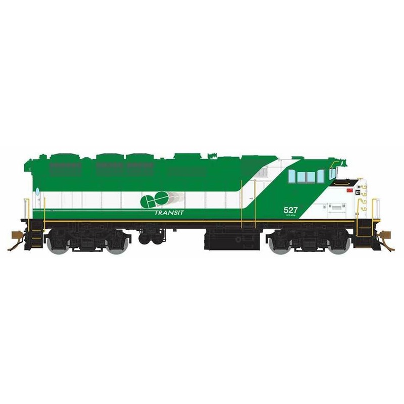 Rapido 19509 HO Scale EMD F59PH GO Transit 527 with DCC and Sound