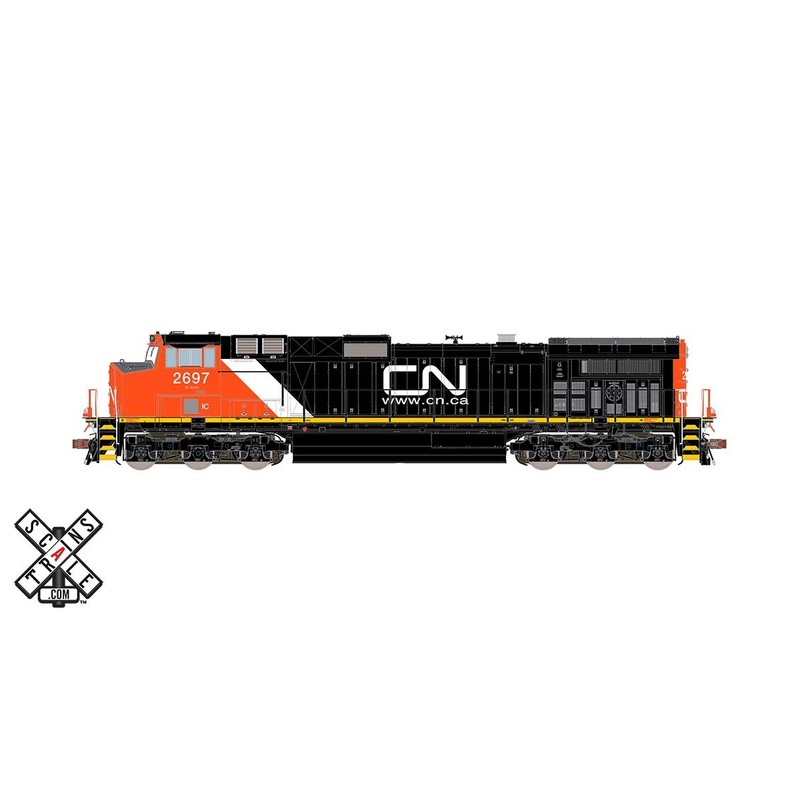 ScaleTrains 33453 Rivet Counter HO Scale GE Dash 9 (C44-9W) Canadian National IC/CN 2697