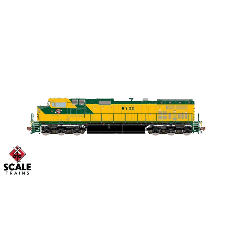 ScaleTrains 33473 Rivet Counter HO Scale GE Dash 9 (C44-9W) Chicago NorthWestern CN&W 8700