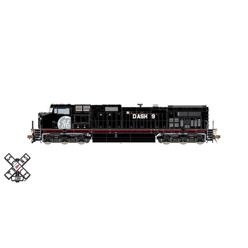 ScaleTrains 33477 Rivet Counter HO Scale GE Dash 9 (C44-9W) GECX Demonstrator 8601