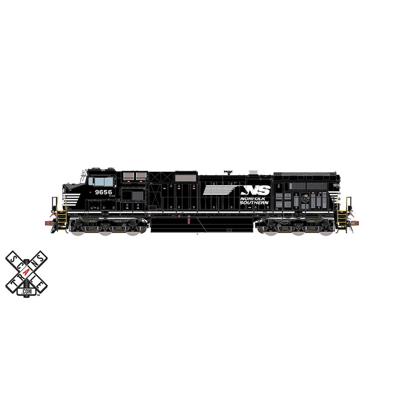 ScaleTrains 33480 Rivet HO Scale GE Dash 9 (C40-9W) Norfolk Southern NS 9656 DCC and LokSound