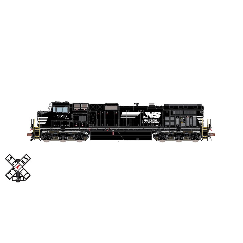 ScaleTrains 33485 Rivet Counter HO Scale GE Dash 9 (C40-9W) Norfolk Southern NS 9696