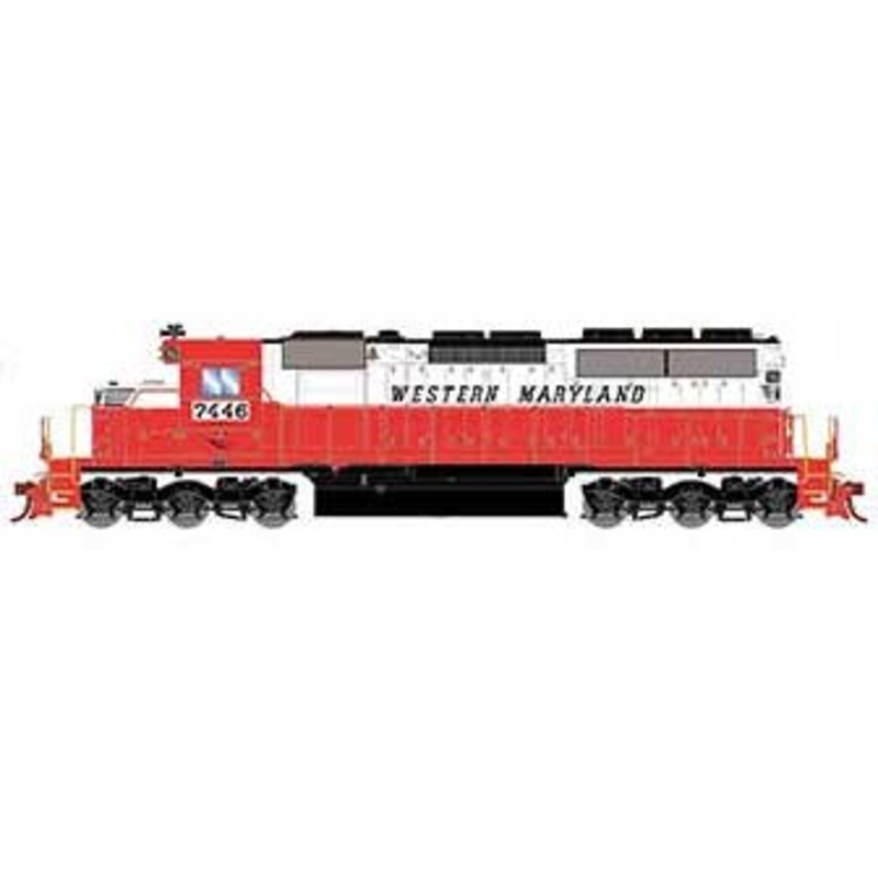 Athearn 87229 HO Scale RTR EMD SD40 Western Maryland WM 7446