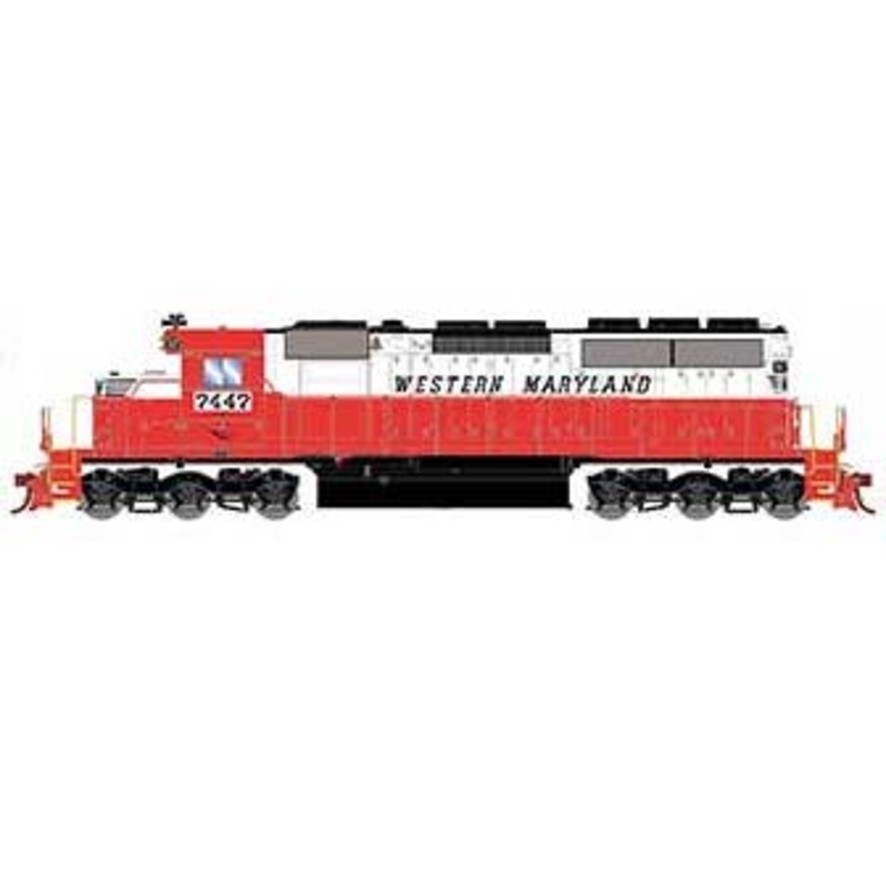 Athearn 87230 HO Scale RTR EMD SD40 Western Maryland WM 7447