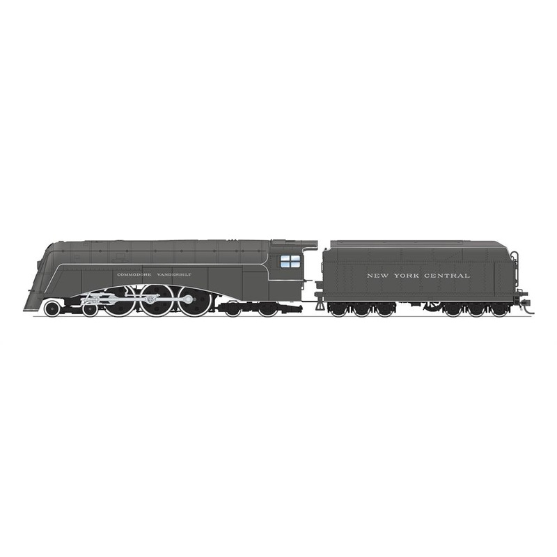 BLI 2841 HO Scale 4-6-4 New York Central Commodore Vanderbilt Hudson (Disk Drivers) NYC 5344