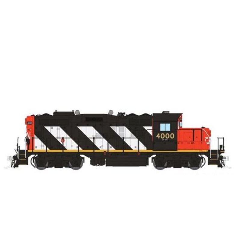 Rapido 041501 HO Scale GP9rm Canadian National "Stripes" CN 4000 with DCC and Sound