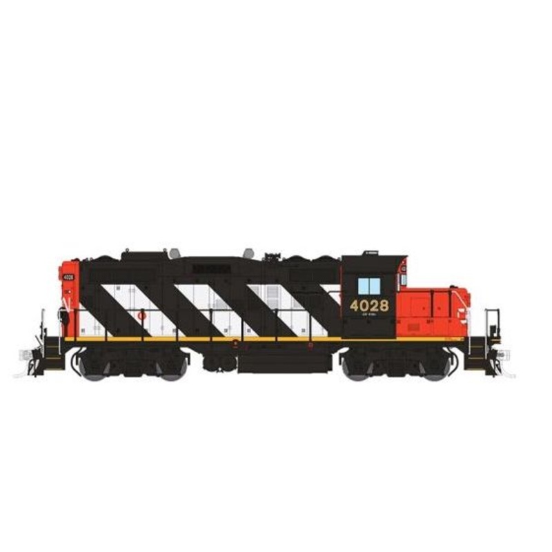 Rapido 041504 HO Scale GP9rm Canadian National "Stripes" CN 4028 with DCC and Sound