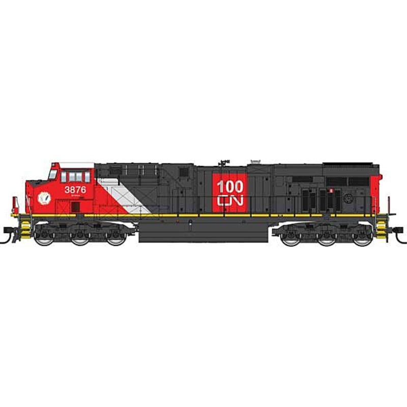 Walthers Mainline 910-20200 HO Scale GE ES44AC GEVO Diesel Canadian National 100th CN 3876 DCC Sound