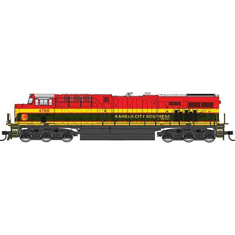 Walthers Mainline 910-20206 HO Scale GE ES44AC GEVO Diesel KCS de Mexico 4760 DCC Sound