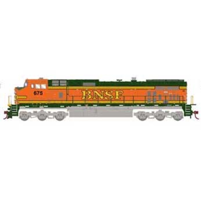 Athearn 78062 HO Scale GE C44-9W Diesel Loco BNSF "Heritage II" 675