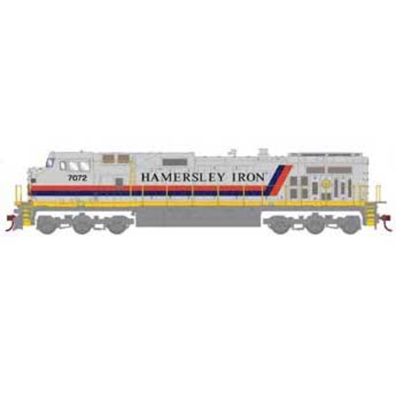 Athearn 78065 HO Scale GE C44-9W Diesel Loco Hamersley Iron HI 7072