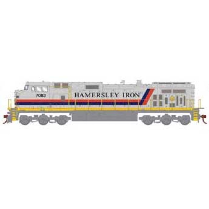 Athearn 78066 HO Scale GE C44-9W Diesel Loco Hamersley Iron HI 7083