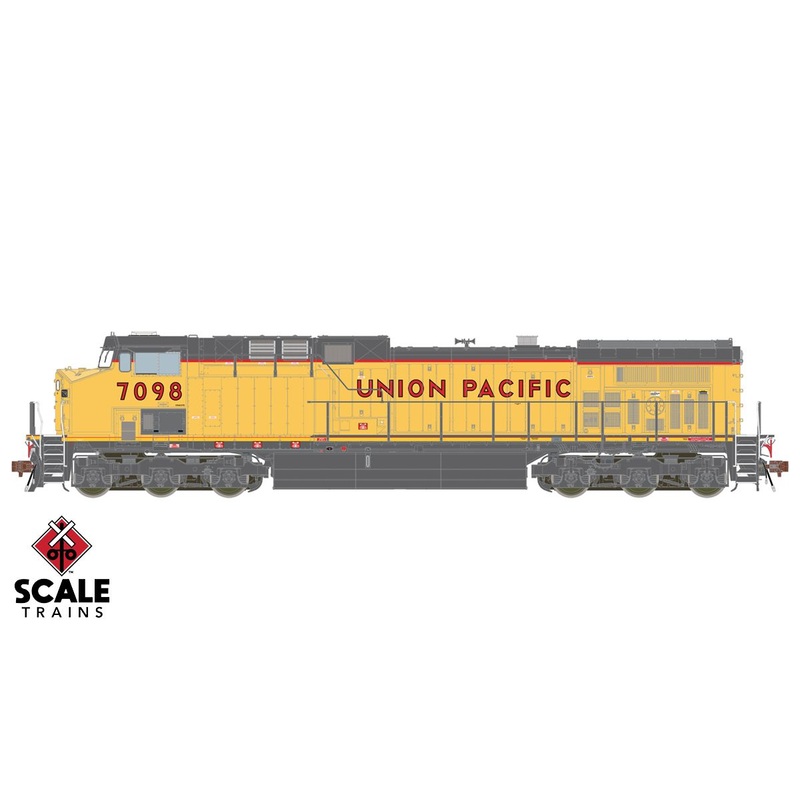 ScaleTrains 38491 HO Scale GE AC4400CW Diesel Union Pacific UP 7098 LokSound