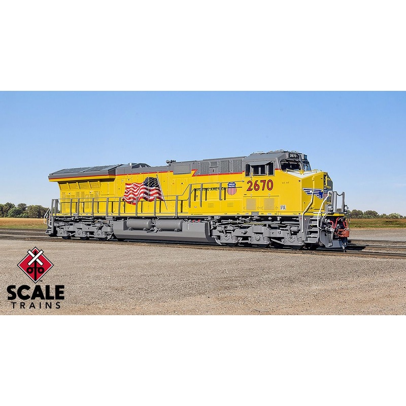 ScaleTrains Rivet 33211 HO Scale GE C45AH Tier 4 GEVo Diesel Union Pacific UP 2732 DCC LokSound