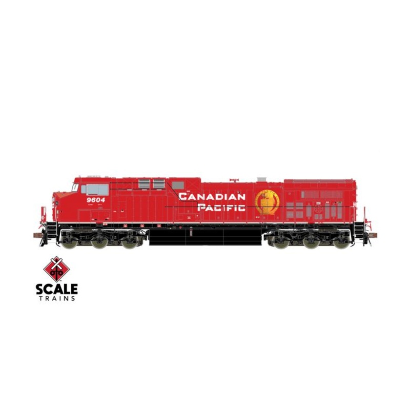 ScaleTrains Rivet 38438 HO Scale GE AC4400CW Diesel Canadian Pacific CP 9604