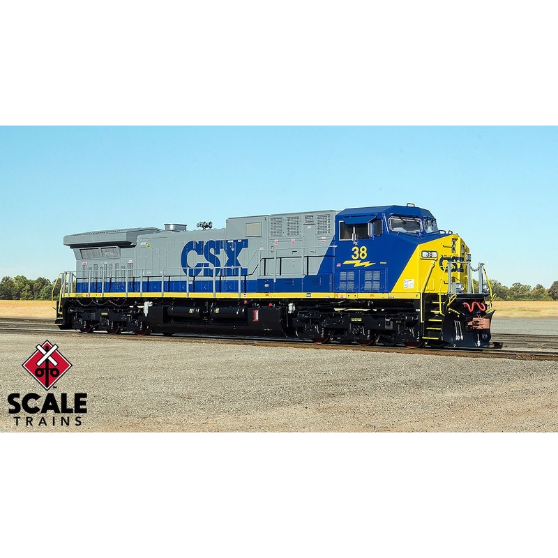 ScaleTrains Rivet 38457 HO Scale GE AC4400CW Diesel CSX YN2 96 LokSound