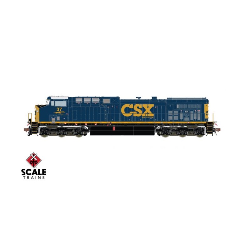 ScaleTrains Rivet 38462 HO Scale GE AC4400CW Diesel CSX YN3 37