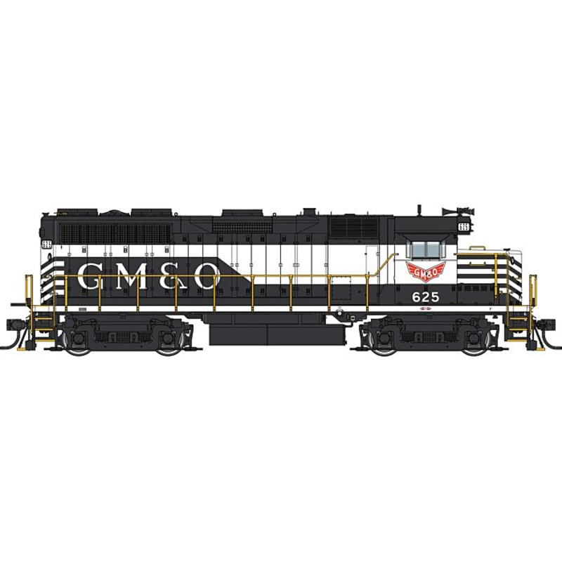Walthers Proto 920-42182 HO Scale EMD Phase 1 GP35 Diesel Gulf Mobile Ohio GM&O 628 DCC Sound