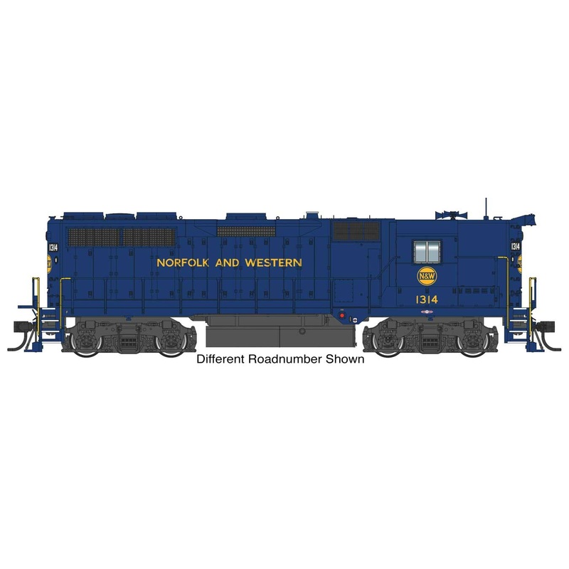 Walthers Proto 920-42184 HO Scale EMD Phase 1 GP35 High Hood Diesel Norfolk & Western 1319 DCC Sound