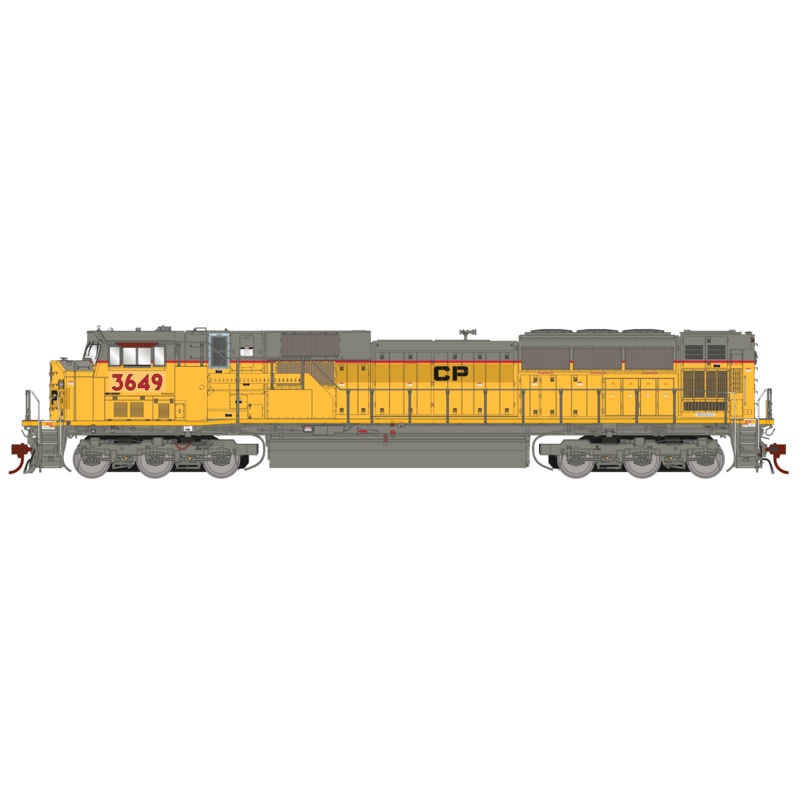 Athearn Genesis G27280 HO Scale EMD SD90MAC ex-UP Canadian Pacific CP 3649 (Primed for Grime)