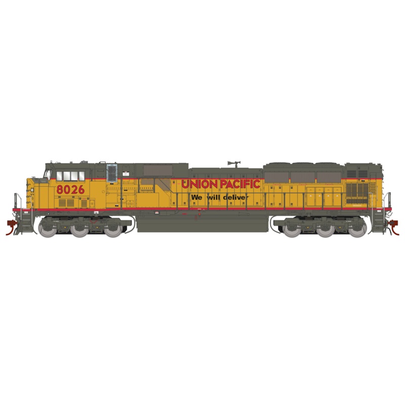 Athearn Genesis G27377 HO Scale EMD SD90MAC Union Pacific UP 8026 DCC Sound