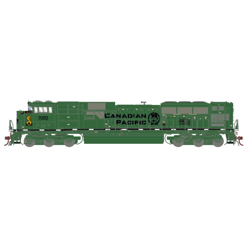 Athearn Genesis G75853 HO Scale SD70ACu Canadian Pacific Military CP 7020 DCC Sound