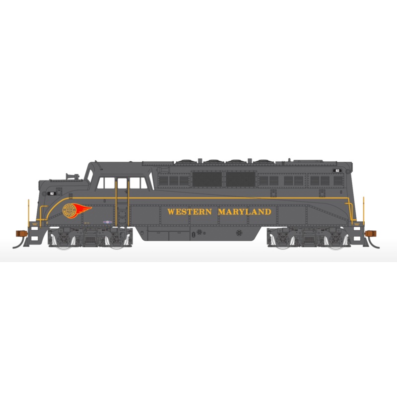 Bachmann 69204 HO Scale EMD BL2 Western Maryland 82 with DCC
