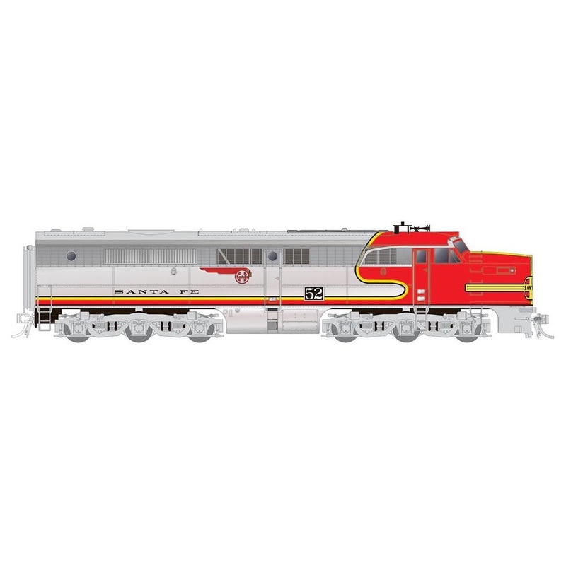 Rapido 023504 HO Scale ALCo PA-1 / PB-1 Santa Fe ATSF 54L/A with DCC and Sound