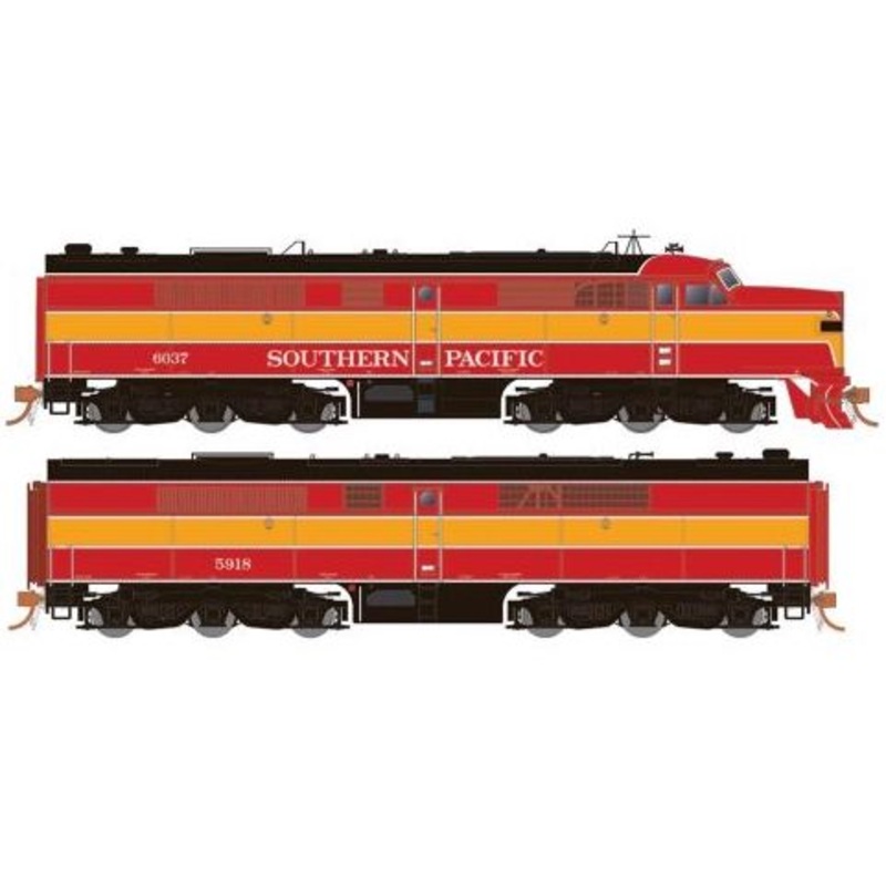 Rapido 023534 HO Scale ALCo PA-2 / PB-2 Southern Pacific "Daylight" SP 6037/5918 with DCC and Sound