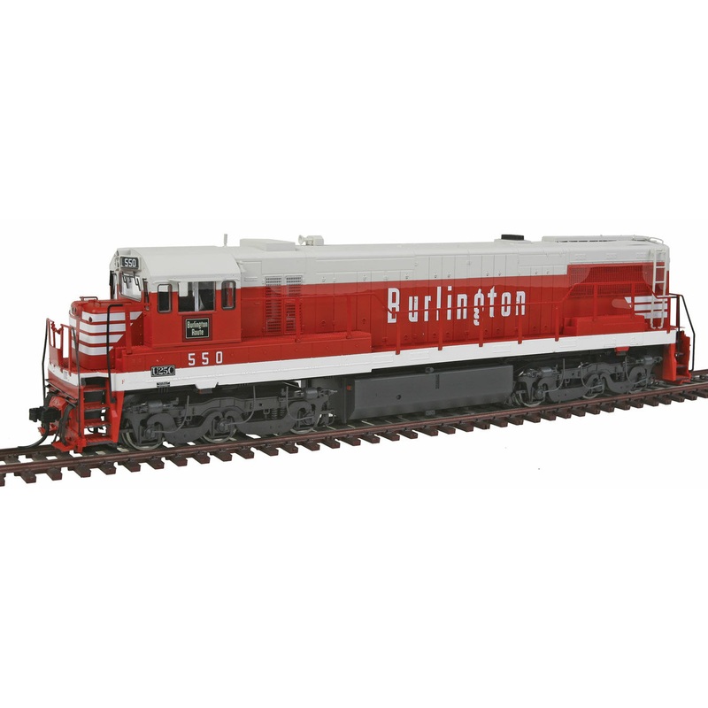 Rivarossi HO HR2529 GE U25C Diesel CB&Q 550 DCC and Sound - NOS