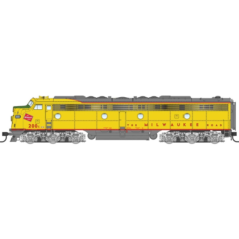 Walthers Proto 920-42952 HO Scale EMD E9A Diesel Milwaukee Road MILW 200C DCC LokSound