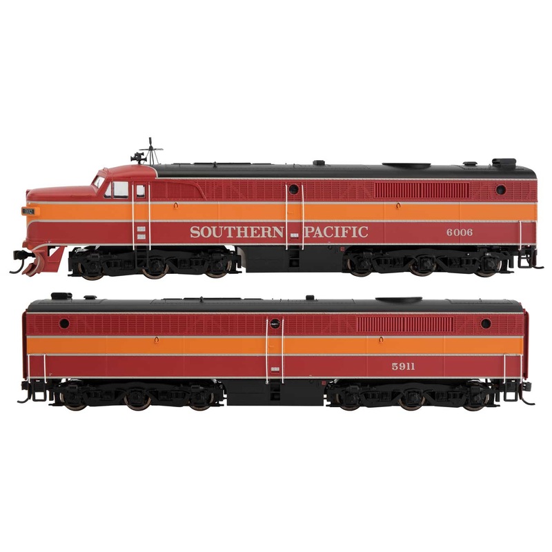 Walthers Proto 920-43700 HO Scale ALCo PA-B Diesel Set Southern Pacific SP 6006/5911 LokSound