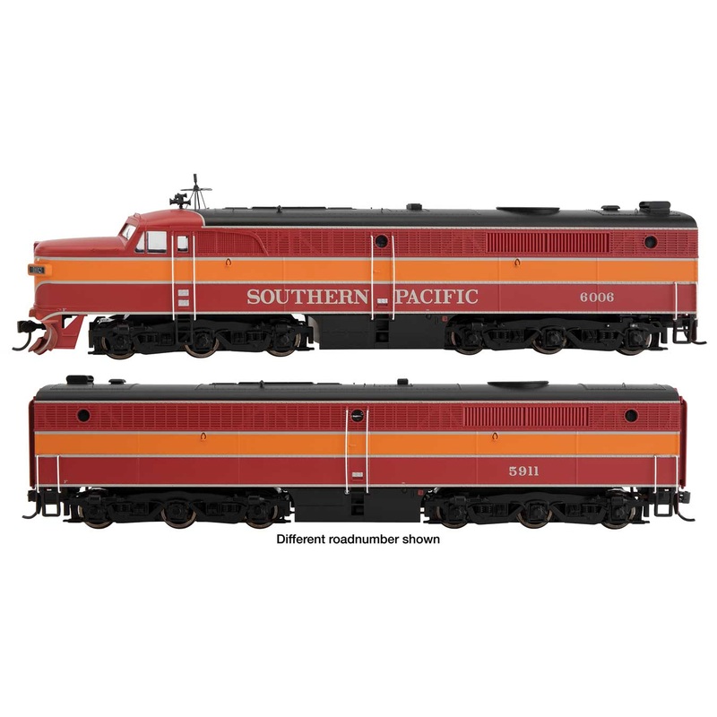 Walthers Proto 920-43701 HO Scale ALCo PA-B Diesel Set Southern Pacific SP 6012/5913 LokSound