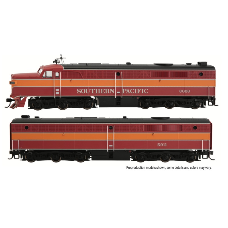 Walthers Proto 920-43704 HO Scale ALCo PA-B Diesel Set "Daylight Scheme" T&NO SP 200/203 LokSound