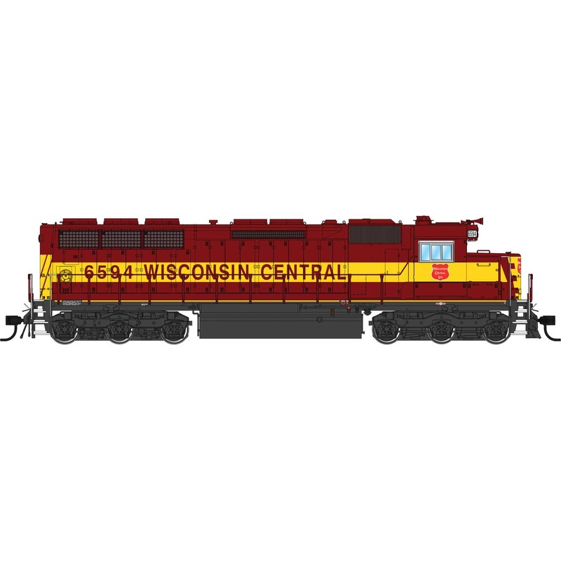 Walthers Proto 920-48161 HO Scale EMD SD45 Diesel Wisconsin Central WC 6594