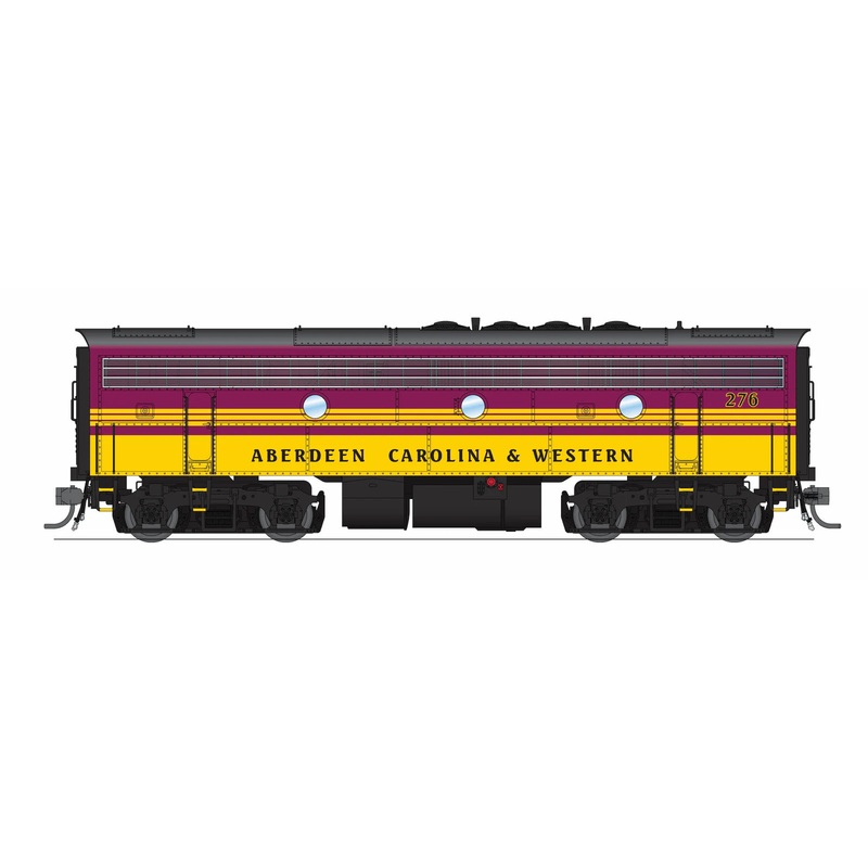 BLI 9681 HO Scale EMD F7B Diesel Aberdeen Carolina & Western ACWR 276 Paragon4 (Sound/DC/DCC)