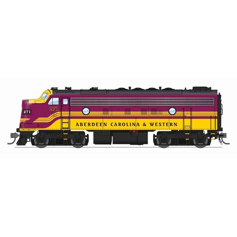 BLI 9682 HO Scale EMD F9A Diesel Aberdeen Carolina & Western ACWR 271 Stealth (DCC Ready)