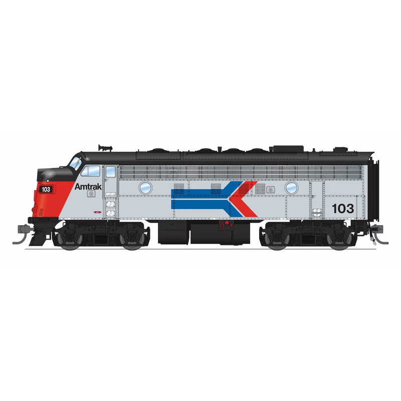BLI 9684 HO Scale EMD F7 A/B Diesel Amtrak Phase I 103/153 Paragon4 (Sound/DC/DCC Unpowered B)