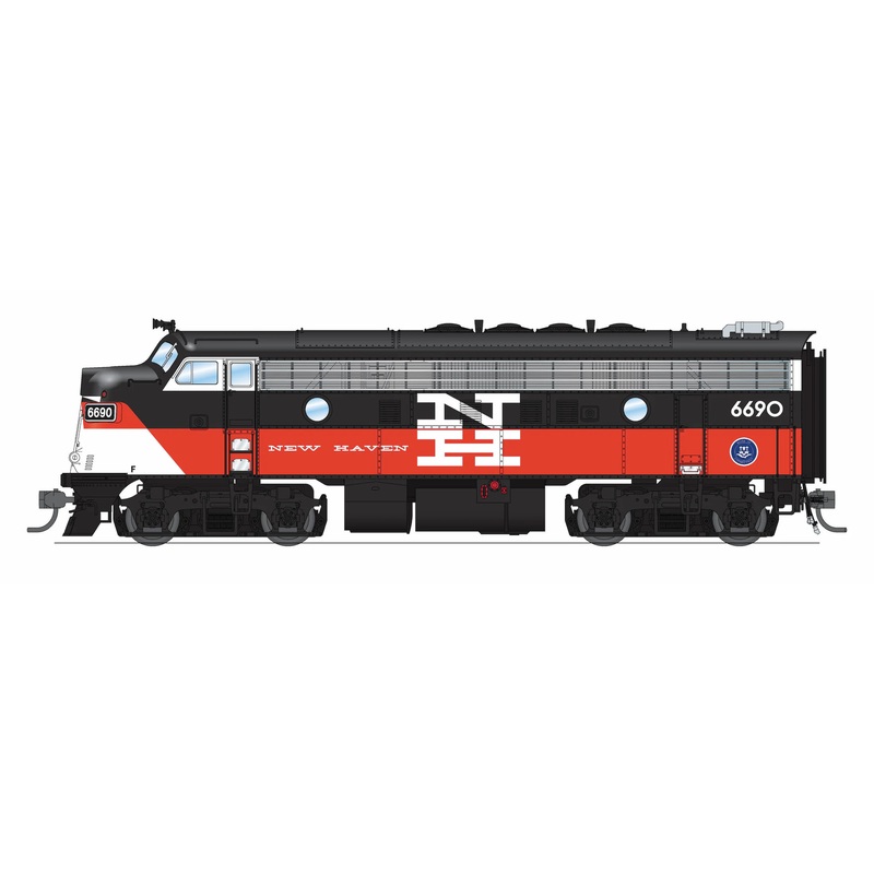 BLI 9692 HO Scale EMD F7A Diesel CDOT 6690 Stealth (NH McGinnis Scheme - DCC Ready)