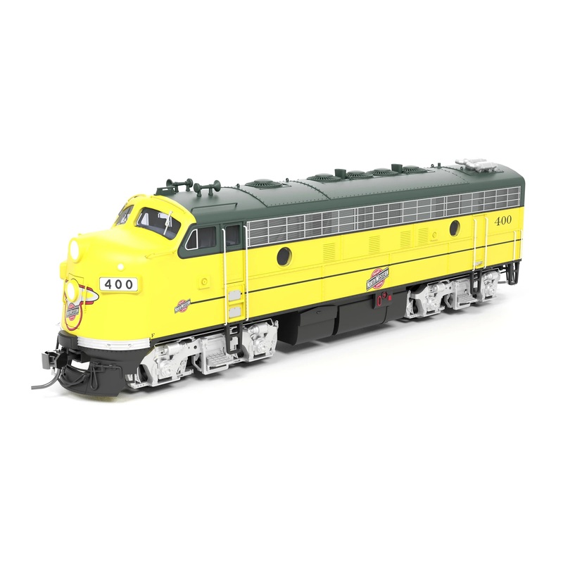 BLI 9694 HO Scale EMD F7 A/B Diesel Chicago & NorthWestern CNW 400/410 Paragon4 (Sound/DC/DCC Unpowered B)