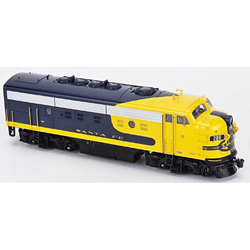 Bowser 24616 HO Scale EMD F9A Diesel Santa Fe ATSF 286 DCC & Sound (Blue/Yellow Warbonnet Scheme)