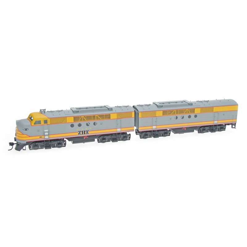 Intermountain 49232S-01 HO Scale EMD FT AB Set Cotton Belt SSW 910 - USED